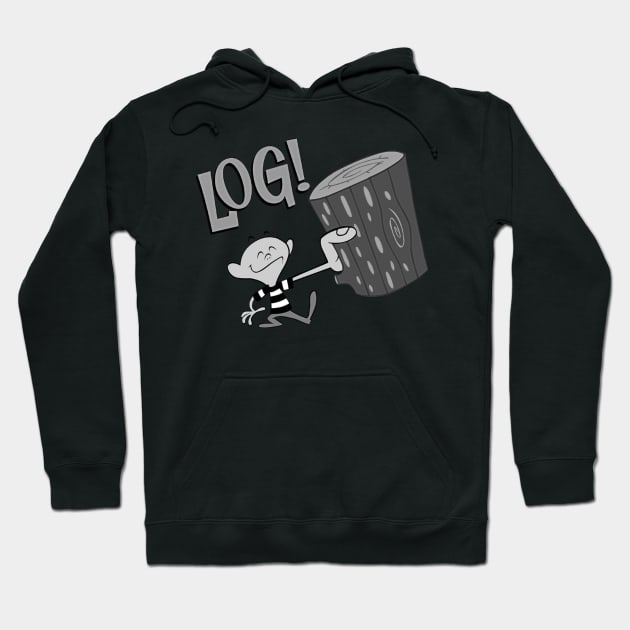 Log Hoodie by TEEVEETEES